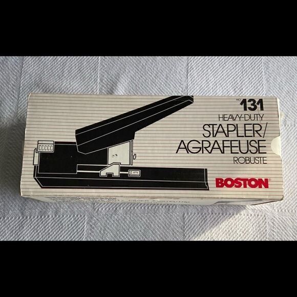 Vintage Boston 131 Stapler Heavy Duty 100 Page Capacity New Old Stock Unused. - Picture 8 of 8
